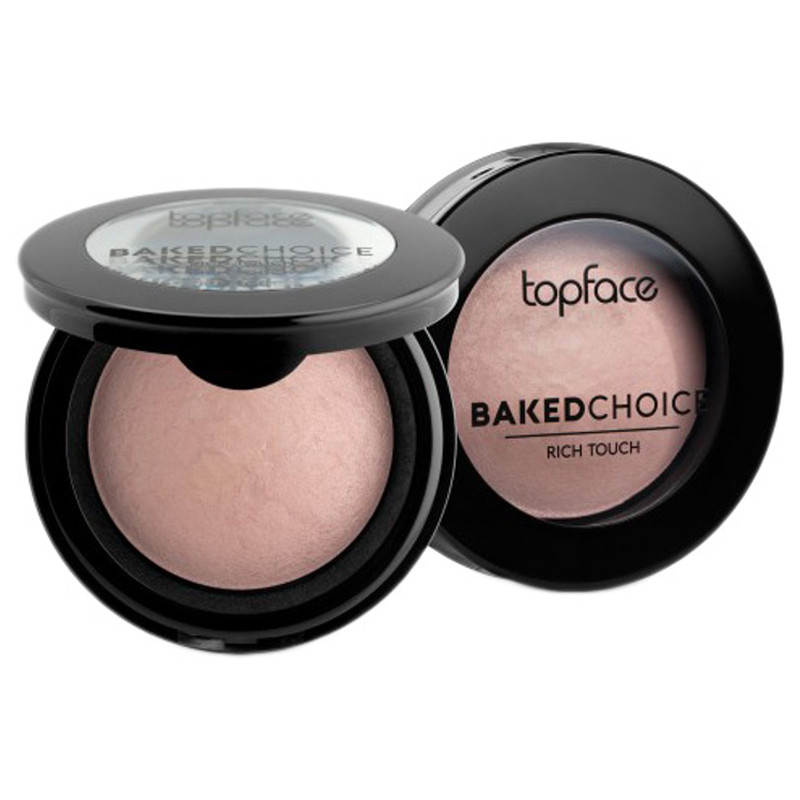 Topface Fard a Joues Baked Choice Rich Touch N°01 Nude Sparkle en Tunisie