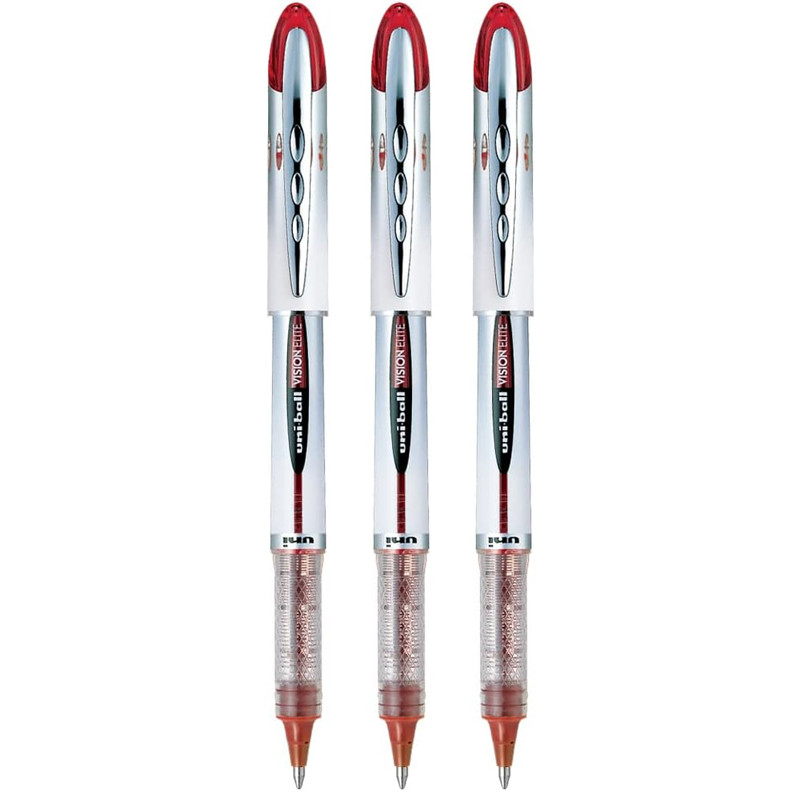 Stylo Roller Uniball Vision Elite 0.8mm Rouge En Tunisie