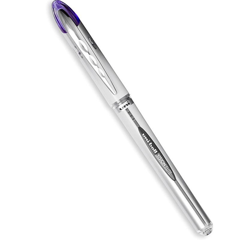 Stylo Roller Uniball Vision Elite 0.8mm Violet En Tunisie
