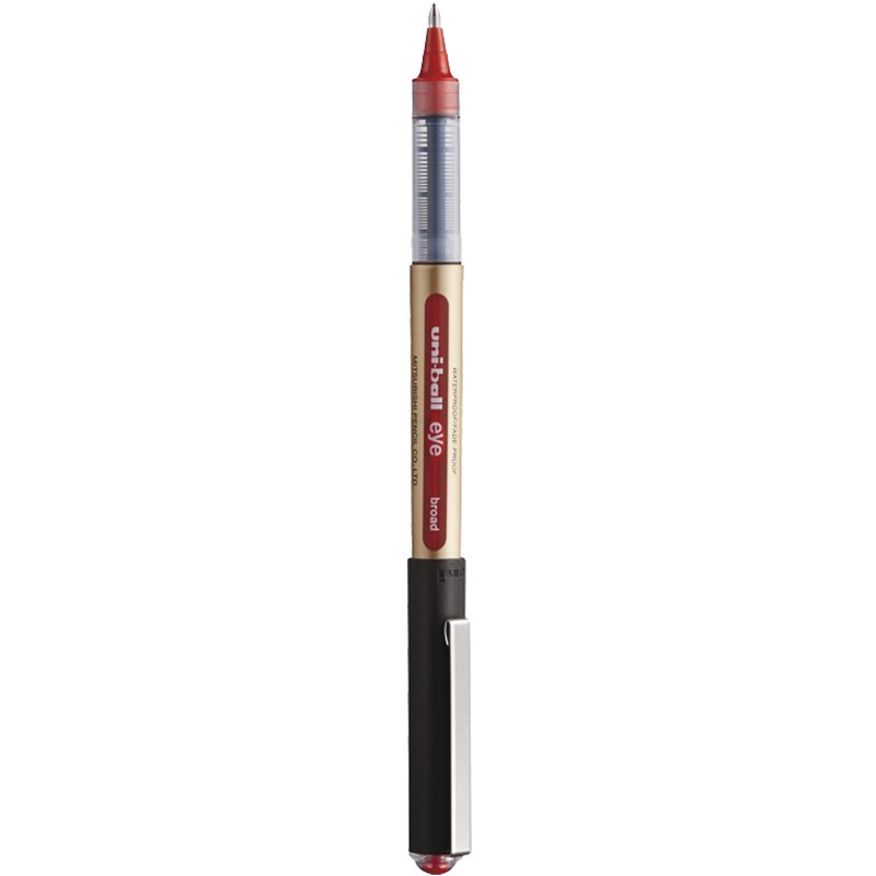 Stylo Roller Uniball Eye Broad 1mm Rouge En Tunisie