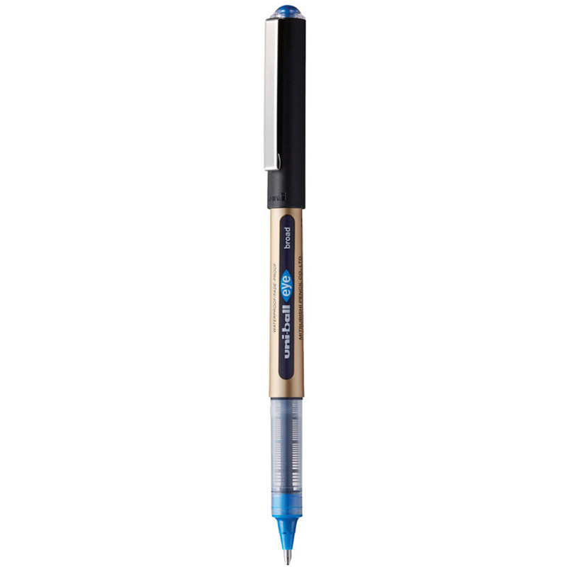 Stylo Roller Uniball Eye Broad 1mm Bleu En Tunisie