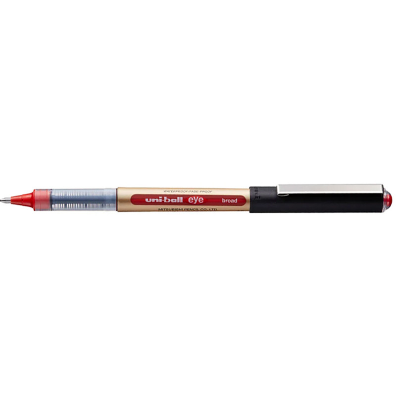 Stylo Roller Uniball Eye Broad 1mm Rouge En Tunisie