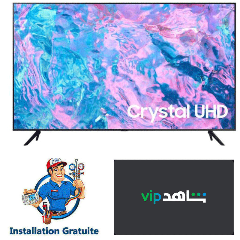 Tv Samsung CU7000 70'' Crystal UHD 4K Smart Tv Noir