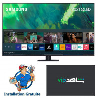 Téléviseur Samsung 75" QLED Plat 4K UHD Smart Noir (QA75Q70AAU)