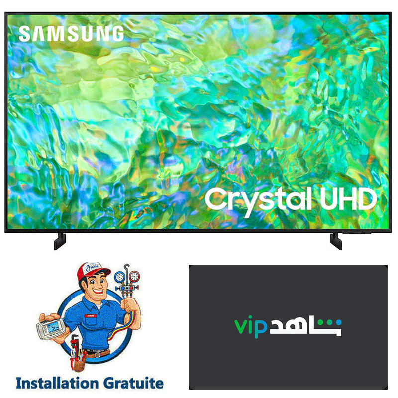 Tv Samsung 85" CU8000 Crystal UHD 4K 2023 Smart Tv Noir Tv Samsung 85" CU8000 Crystal UHD 4K 2023 Smart Tv Noir