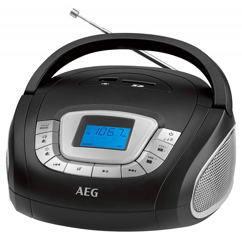 RADIO PORTABLE FM AEG SR 4373 Noir RADIO PORTABLE FM AEG SR 4373 Noir