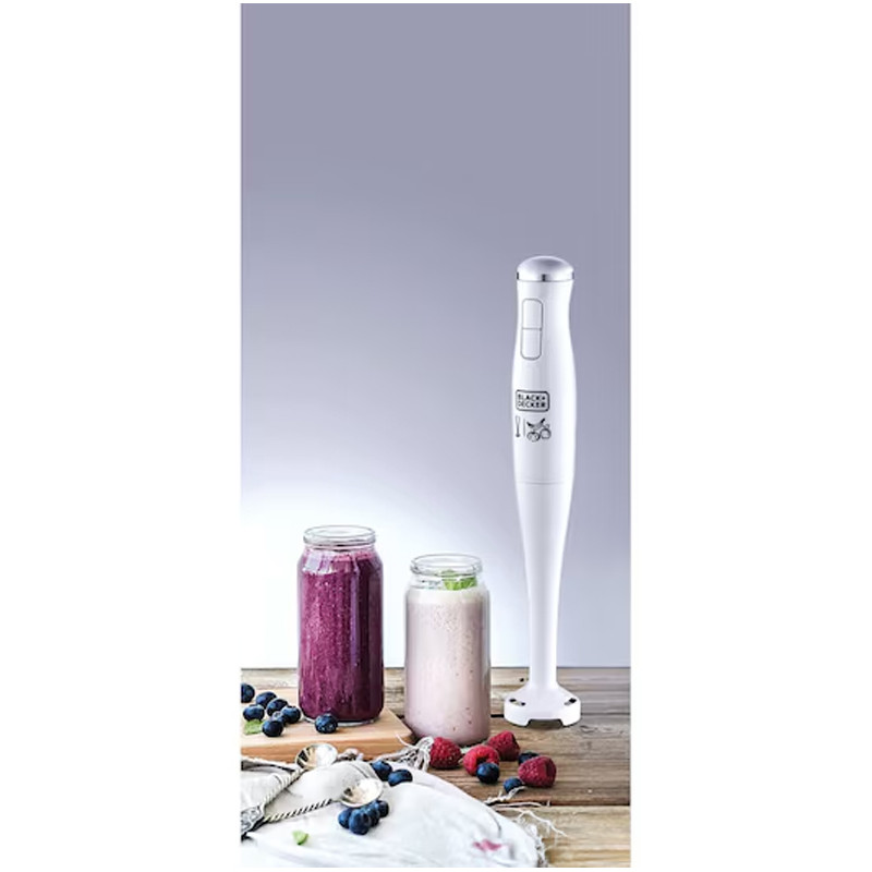 Mixeur Plongeant Black & Decker SB2500-B 300W Blanc