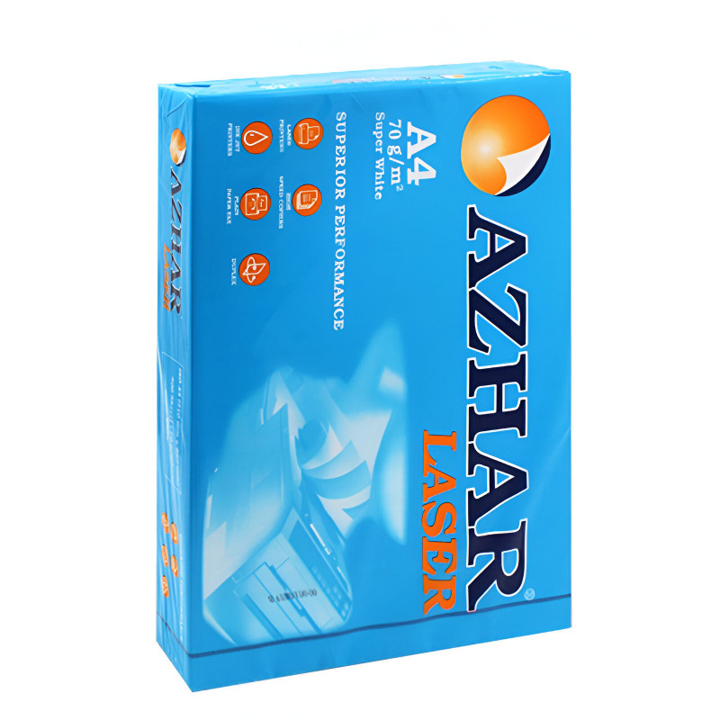 Rame Papier Azhar A4 70g/m² Extra Blanc en Tunisie Rame Papier Azhar A4 70g/m² Extra Blanc en Tunisie