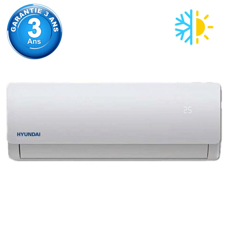 Climatiseur Hyundai 18000 BTU ON/OFF Chaud Froid Blanc