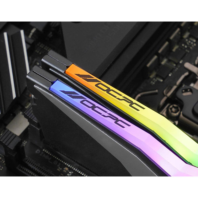 Barette Mémoire OCPC Pista U-DIMM 32Go DDR5 6000Mhz RGB En Tunisie