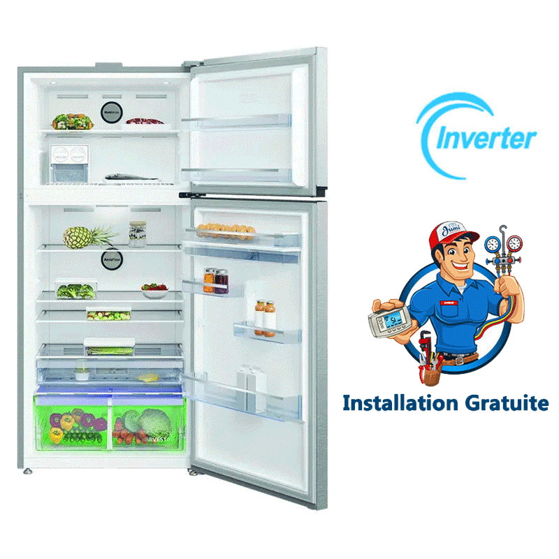 Réfrigérateur Maxwell 540 Litres NoFrost Inox
