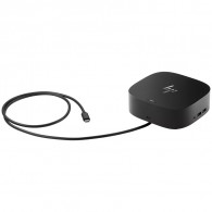 Station d’Accueil HP 5TW10AA USB-C G5 Pour Deux Écrans Avec Adaptateur 100W Noir en Tunisie