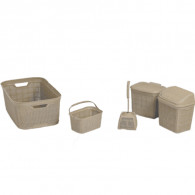 Set De Rangement Salle De Bain Sofpince Grège en Tunisie