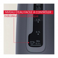 Bouilloire Sans Fil Moulinex BY2M0810 2400W 1.7 Litres Noir en Tunisie