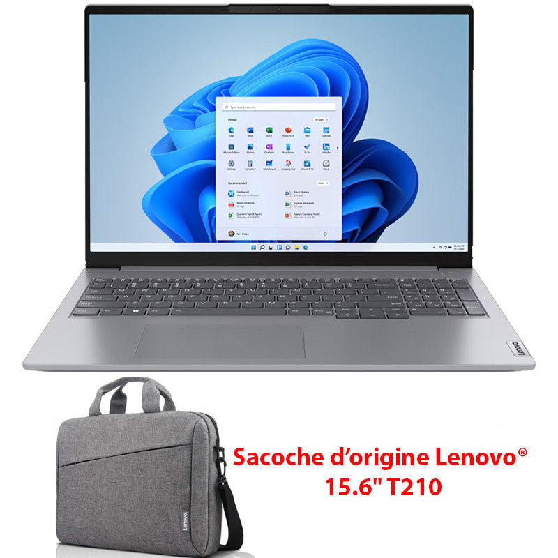 Ordinateur Portable Lenovo ThinkBook 16 G6 IRL i5 13Gén 32Go 512Go SSD en Tunisie Ordinateur Portable Lenovo ThinkBook 16 G6 IRL i5 13Gén 32Go 512Go SSD en Tunisie