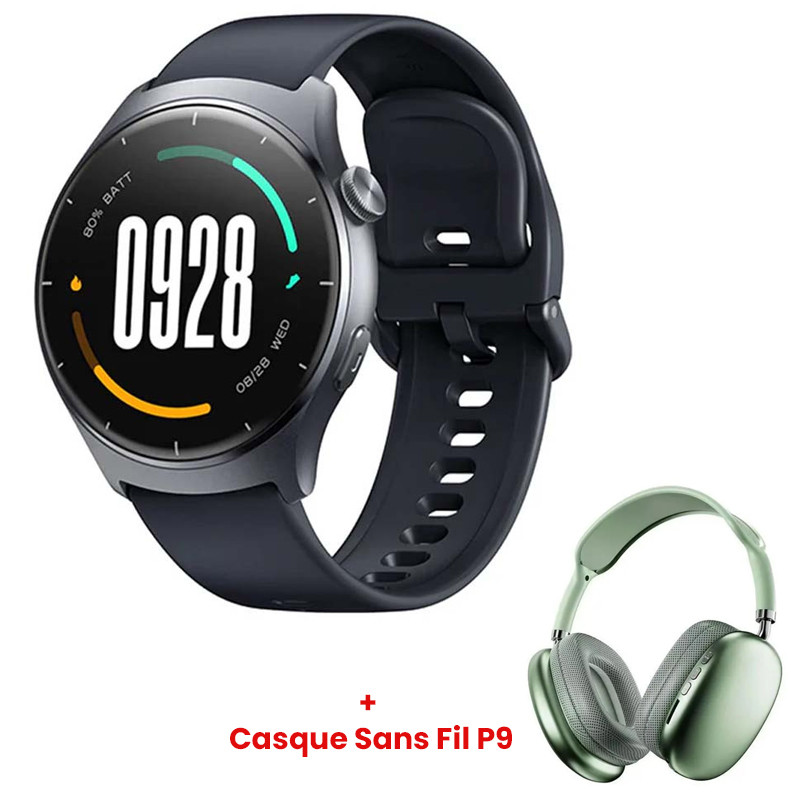 Smart Watch Mibro Lite 3 Noir en Tunisie Smart Watch Mibro Lite 3 Noir en Tunisie