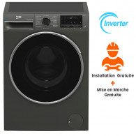 Machine à Laver Frontale Beko B3WFU5822MG 8Kg Inverter Noir