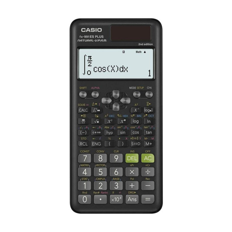 Calculatrice Scientifique Casio FX-991ES PLUS-2 Noir en Tunisie
