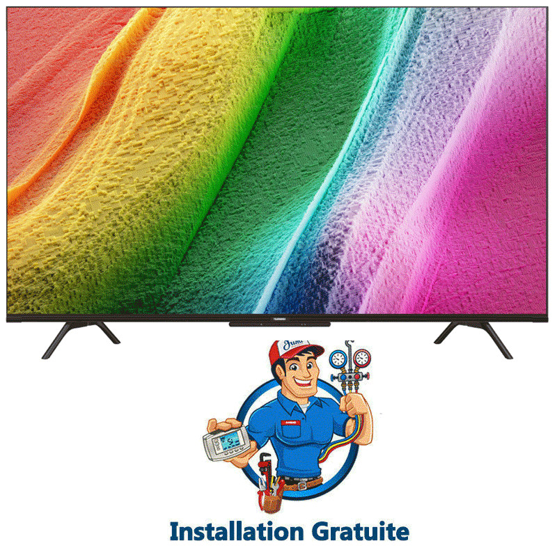 Tv Telefunken G4E 50" 4k QLED Google Smart Tv Noir en Tunisie Tv Telefunken G4E 50" 4k QLED Google Smart Tv Noir en Tunisie