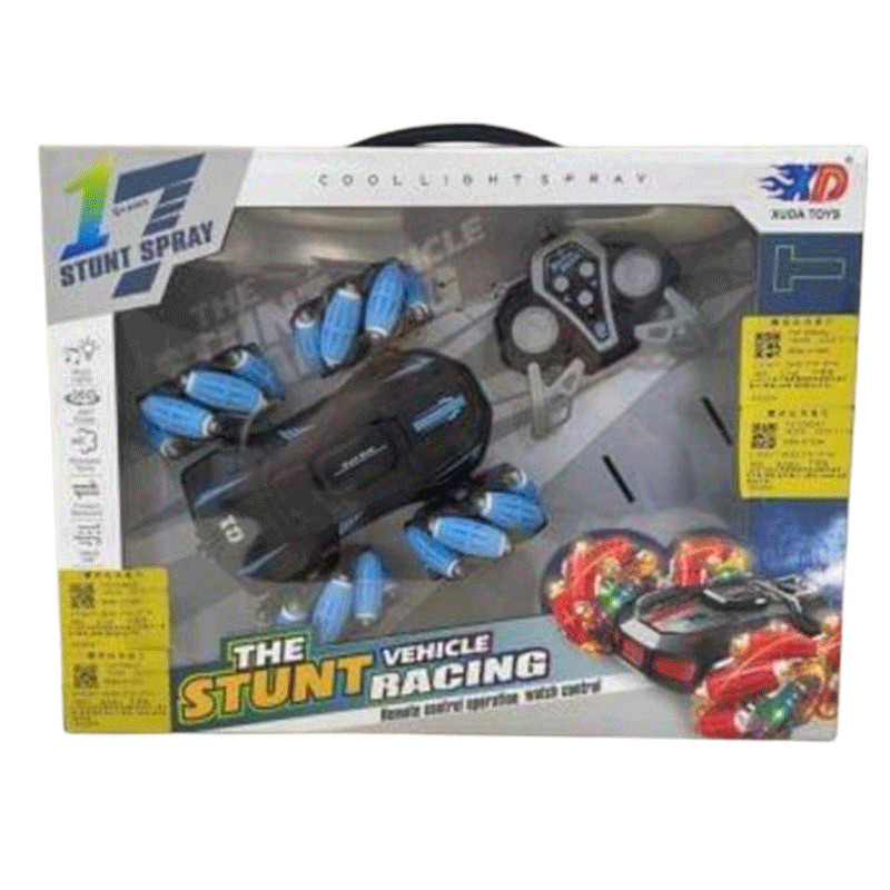 Voiture Avec Commande Stunt Spray Noir Voiture Avec Commande Stunt Spray Noir