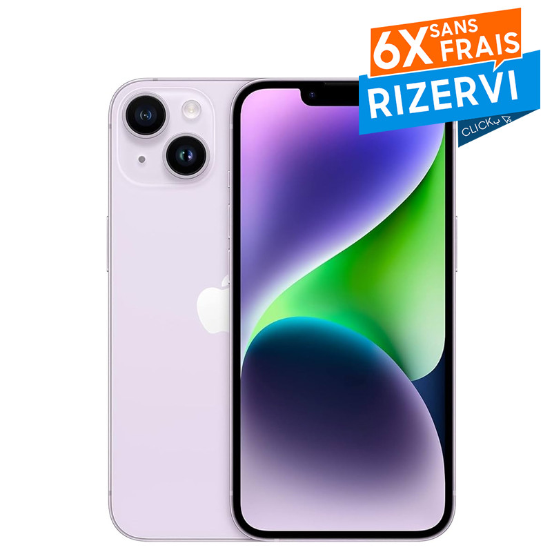 iPhone 14 128Go Violet en Tunisie
