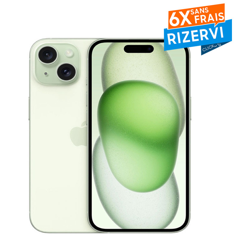 iPhone 15 128Go Vert