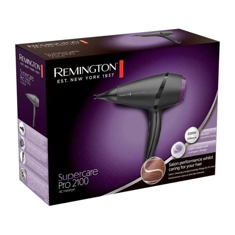 Sèche Cheveux Remingtom Supercare Pro 2100W Noir  en Tunisie