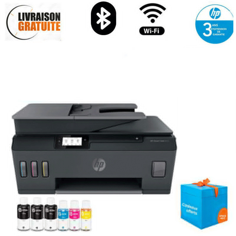 Imprimante HP 615 Smart Tank 4en1 Couleur WiFi Imprimante HP 615 Smart Tank 4en1 Couleur WiFi