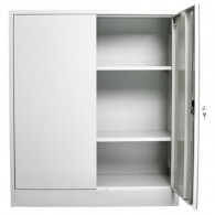 Armoire de Rangement Metal 1100 x 900 x 390 mm Gris En Tunisie