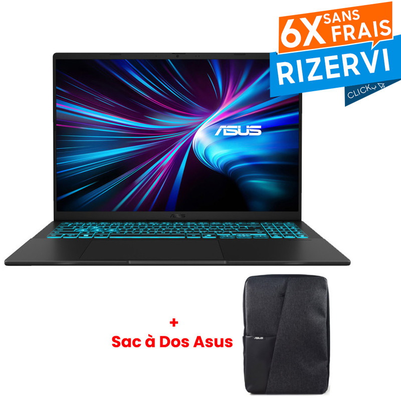 Pc Portable Gamer Asus Vivobook 16 V3607VU Intel Core 5 8Go 512Go RTX 4050 en Tunisie Pc Portable Gamer Asus Vivobook 16 V3607VU Intel Core 5 8Go 512Go RTX 4050 en Tunisie