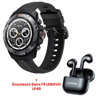 Montre Connectée Mibro GS Explorer Noir en Tunisie
