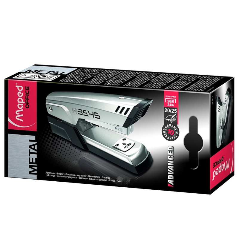 Agrafeuse Maped Advanced Metal Half Strip A3545 Gris en Tunisie
