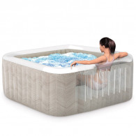 Spa Gonflable Intex Chevron 6 Places Carré 1.96 x 1.96 x 0.71m Beige en Tunisie Spa Gonflable Intex Chevron 6 Places Carré 1.96 x 1.96 x 0.71m Beige en Tunisie