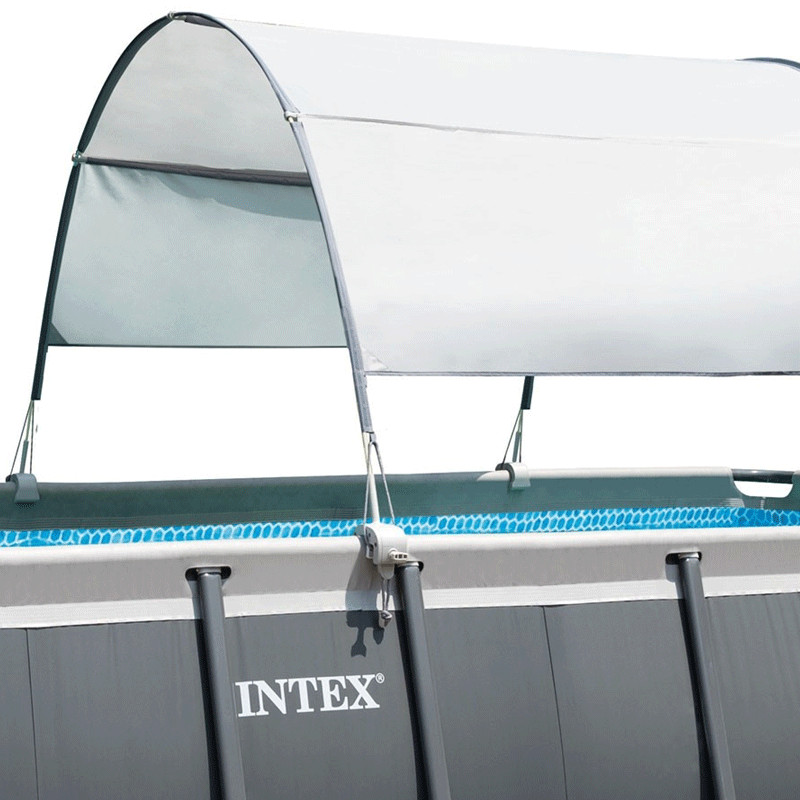 Voile D'ombrage Intex Pour Piscine Blanc en Tunisie