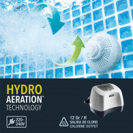 Stérilisateur Au Sel QS1200 Intex Pour Piscine jusqu'à 56.8 m³ Blanc En Tunisie Stérilisateur Au Sel QS1200 Intex Pour Piscine jusqu'à 56.8 m³ Blanc En Tunisie