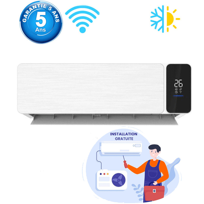 Climatiseur Biolux 12000 BTU Tropical Smart Chaud Froid - Blanc en Tunisie Climatiseur Biolux 12000 BTU Tropical Smart Chaud Froid - Blanc en Tunisie