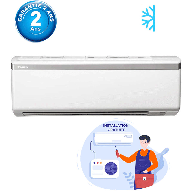 Climatiseur Daikin 22000 BTU Froid - Blanc Climatiseur Daikin 22000 BTU Froid - Blanc