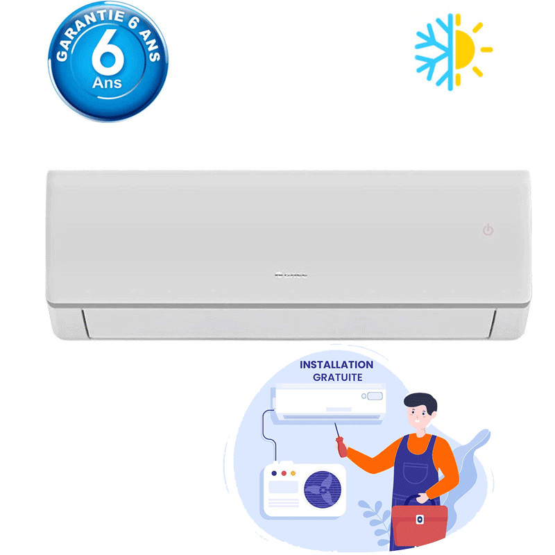 Climatiseur Gree Tropicalisé 24000 BTU Chaud Froid - Blanc Climatiseur Gree Tropicalisé 24000 BTU Chaud Froid - Blanc