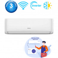 Climatiseur Hisense Inverter 18000 BTU Chaud Froid Blanc