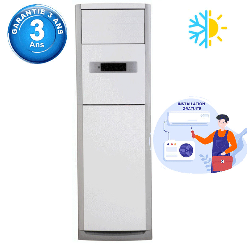 Climatiseur Armoire Saba 60000 BTU Chaud Froid - Blanc