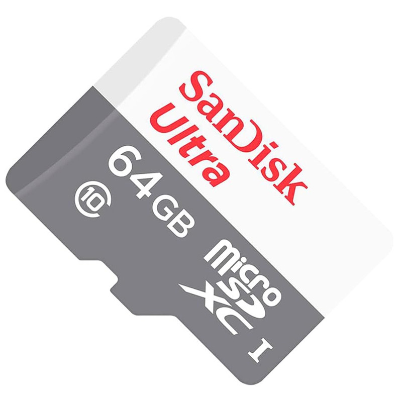 Carte Mémoire Sandisk Ultra MicroSDXC 64Go Gris en Tunisie