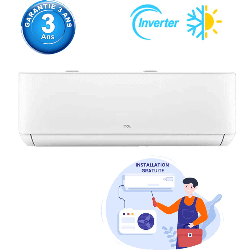 Climatiseur Tcl TPG11I 12000 BTU Inverter Chaud Froid Blanc en Tunisie