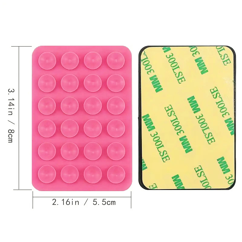 Support De Téléphone Portable Adhésif Avec Ventouse Rose Fushia en Tunisie