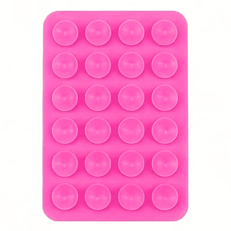 Support De Téléphone Portable Adhésif Avec Ventouse Rose Fushia en Tunisie