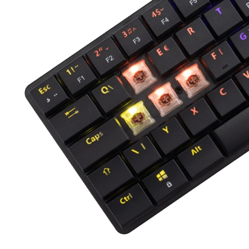 Clavier Gamer WhiteShark Nagamaki Brown Switch Noir En Tunisie