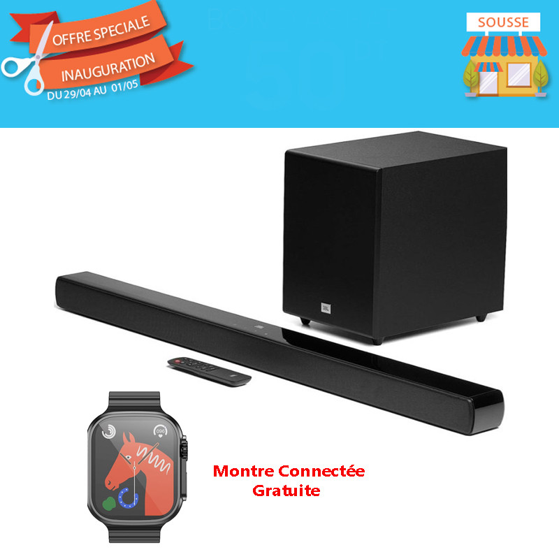 Barre De Son JBL sb270 Noir en Tunisie Barre De Son JBL sb270 Noir en Tunisie