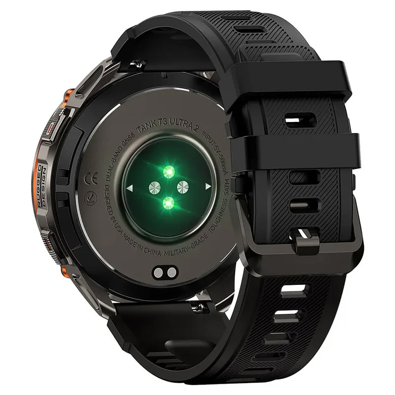 Montre Connectée Kospet Tank T3 Ultra Noir en Tunisie