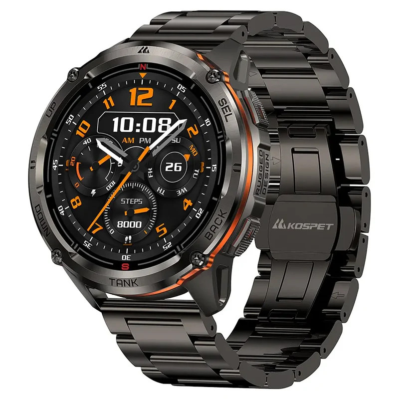 Smart Watch Kospet Tank T3 Ultra Noir en Tunisie