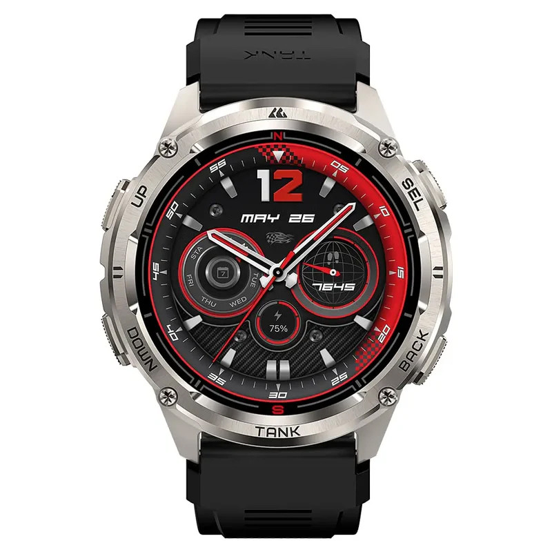 Montre Connectée Kospet Tank T3 Ultra Noir en Tunisie