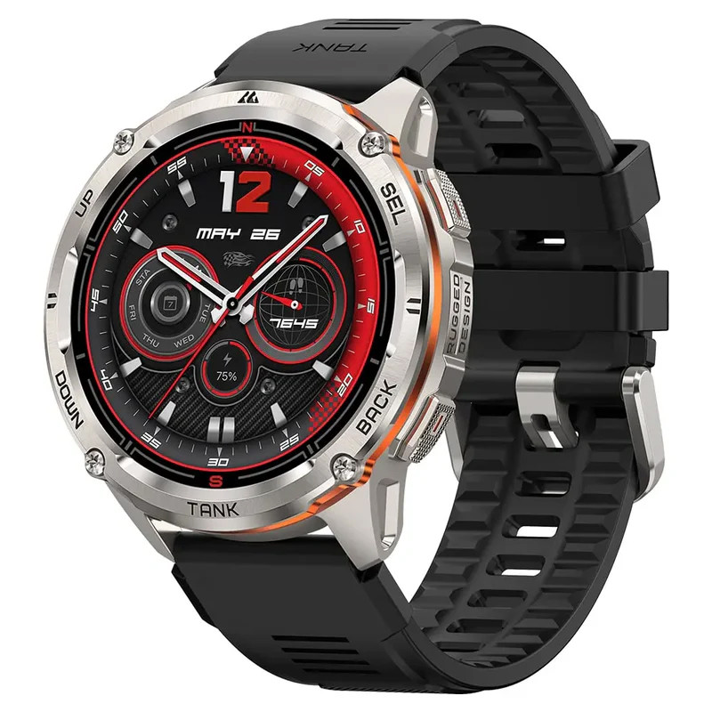 Montre Connectée Kospet Tank T3 Ultra Noir en Tunisie